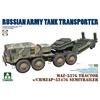 Takom MAZ-537G su CHMZAP-5247G puspriekabe 1/72, plastikinis rinkinys