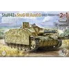 Takom StuH 42 &amp; StuG III Ausf.G ankstyvas 2in1 1/35 modelis