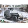 Takom Willys Jeep šarvuotas JAV armijos džipas 1/35 surenkamas modelis
