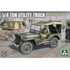 Takom Willys Jeep su brezentiniu stogu surenkamas modelis 1/35 2214