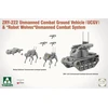 Takom ZRY-222 bepilotė kovos sausumos mašina su robotais vilkais 1/35