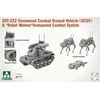 Takom ZRY-222 bepilotė kovos sausumos mašina su robotais vilkais 1/35