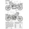 Tamiya Honda CB750F Custom Tuned 1/12 surenkamas plastikinis modelis (14066)