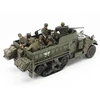 Tamiya M3A2 Halftrack šarvuotis su 9 JAV kariais, modelis 1/35 35070