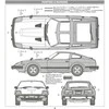Tamiya Nissan Fairlady 280Z su T-Bar stogu, 1/24 plastikinis modelis