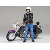 Tamiya Street Rider 1/12 plastikinis motociklininko modelis kolekcionieriams