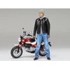 Tamiya Street Rider 1/12 plastikinis motociklininko modelis kolekcionieriams