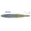 Tamiya USS Missouri BB-63 1991 1/350 plastikinis laivo modelio rinkinys