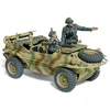 Tamiya Vokiečių amfibija VW Schwimmwagen 166 modelis 1/35, plačios padangos