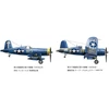 Tamiya Vought F4U-1D Corsair 1/32 plastikinis surenkamas lėktuvo modelis
