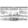 Tamiya Waterline: britų mūšio kreiseris Hood ir E klasės naikintuvas 1/700