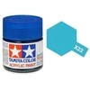 Tamiya X-23 Clear Mėlyna skaidrūs mėlyni akriliniai dažai, 10 ml