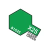Tamiya X-25 skaidrūs žali akriliniai dažai (Clear Žalias) 10 ml