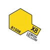 Tamiya X-8 Citrininė geltona blizgūs akriliniai dažai 10 ml