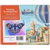 Tapyba pagal numerius Wizardi Tapyba pagal numerius rinkinys – Ežiukas „Dygliuotas draugas“, 16.5×13 cm