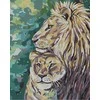 Tapyba pagal numerius Wizardi Tapyba pagal numerius rinkinys – Vaivorykštės galia, 40x50 cm