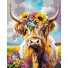Tapyba pagal numerius Wizardi Tapymo pagal skaičius rinkinys ant drobės 40x50 cm