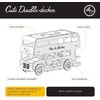 Time For Machine Cute Double-Decker - metalinio konstruktoriaus komplektas