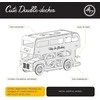Time For Machine Cute Double-Decker - metalinio konstruktoriaus komplektas