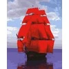 TPS Tapybos rinkinys "Ship with red sails"