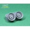 Ukrainian Scale Cars USCP Alpina 14'' ratų komplektas su padangomis, mastelis 1:24 (24P081T)