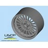 Ukrainian Scale Cars USCP Alpina 14'' ratų komplektas su padangomis, mastelis 1:24 (24P081T)