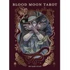 Us Games Systems Blood Moon Tarot prabangi taro kaladė su knyga, 78 akvarelės kortos