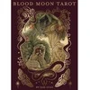 Us Games Systems Blood Moon Tarot prabangi taro kaladė su knyga, 78 akvarelės kortos