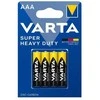 Varta AAA cinko-anglies baterijos Super Heavy Duty, 4 vnt.