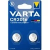 Varta CR2016 3V ličio mygtukinės baterijos, 2 vnt.