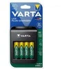 Varta LCD baterijų įkroviklis AA/AAA/9V su USB, 4x AA komplekte