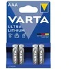 Varta Ultra Lithium AAA ličio baterijos 1,5 V, 4 vnt.