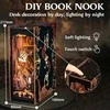 Vcl Corp WU KONG legenda – surenkama medinė book nook diorama su LED