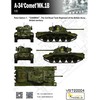 Vespid Models A34 Comet Mk.1B britų tankas 1/72 plastikinis modelis