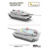 Vespid Models Panther KF51 Deluxe 1/72 su kamufliažu ir metaliniu vamzdžiu