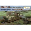 Vespid Models Panzerkampfwagen Maus II tankas 1/72 surenkamas modelis 720006