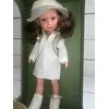 Munecas Arias Lėlytė Carole su lininiais rūbeliais, 36 cm