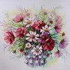Riolis Kryželiu siuvinėjimo rinkinys „Watercolor Cosmos“ 30x30 cm SR2228