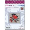 Riolis Kryželiu siuvinėjimo rinkinys Winter Guest 15x15 SR2132