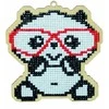 Wizardi Deimantinės mozaikos suvenyras Panda in Glasses WW152