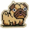 Wizardi Deimantinės mozaikos suvenyras Pug WW186