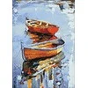 Wizardi Deimantinis paveikslas Boats WD122 27*38 cm