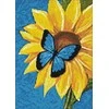 Nuotraukų rėmelis Wizardi Deimantinis paveikslas Butterfly and Sunflower WD031