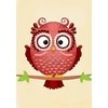 Wizardi Deimantinis paveikslas Owl Phil WD250 20*30 cm