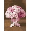 Wizardi Deimantinis paveikslas Peonies with Ribbon WD003 27*38 cm