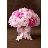 Wizardi Deimantinis paveikslas Peonies with Ribbon WD003 27*38 cm