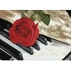 Wizardi Deimantinis paveikslas Rose Music WD053 38*27 cm