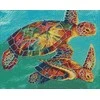 Wizardi Deimantinis paveikslas Sea Turtles WD064 48*38 cm
