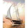 Wizardi Deimantinis paveikslas Yacht WD227 38*48 cm