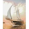 Wizardi Deimantinis paveikslas Yacht WD227 38*48 cm